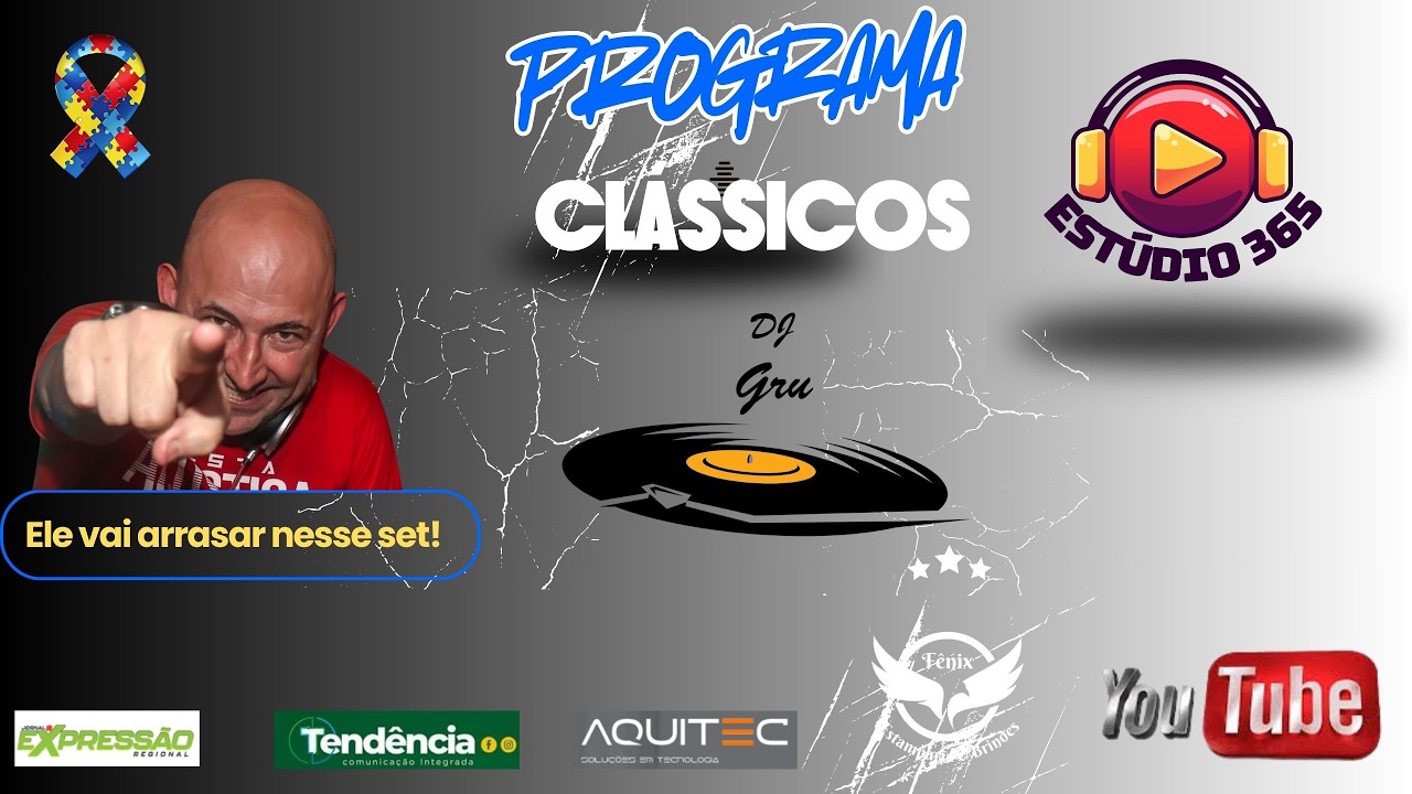 DJ  GRU • FLASH BACK • DJ Set Ao Vivo | ESTÚDIO 365  #djset