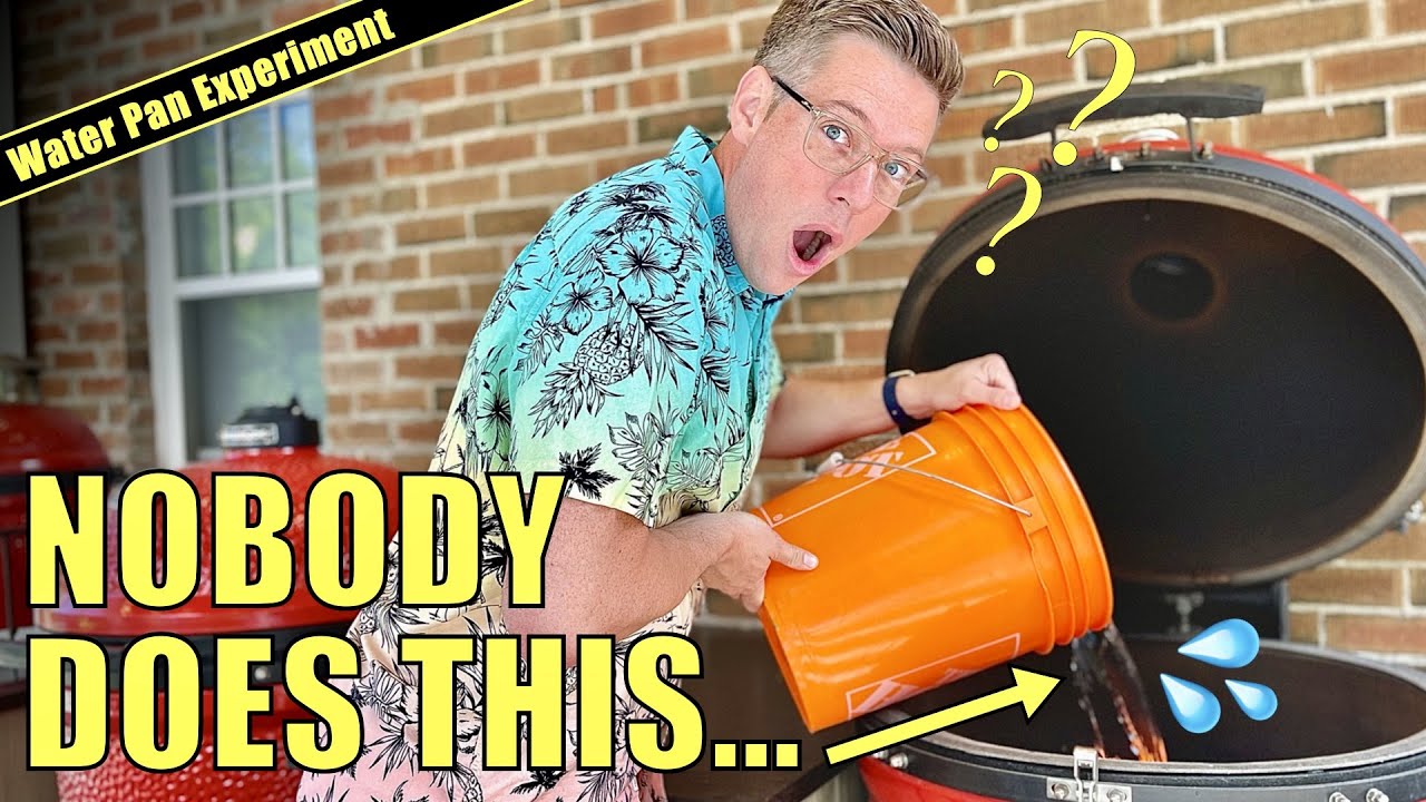 ЭТОТ ТЕСТ С ПОДДОНАМИ ДЛЯ ВОДЫ Kamado Joe ДОКАЗЫВАЕТ, ЧТО МЫ ВСЕ НЕ ПРАВЫ относительно поддонов д...