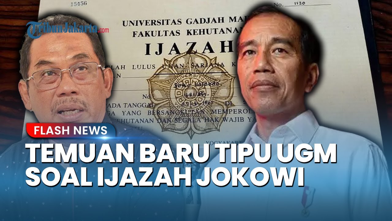 HEBOH! FAKTA Baru TIPU UGM soal Dugaan Ijazah Palsu Jokowi: Tak Mungkin Daftar Kuliah Tahun 1980
