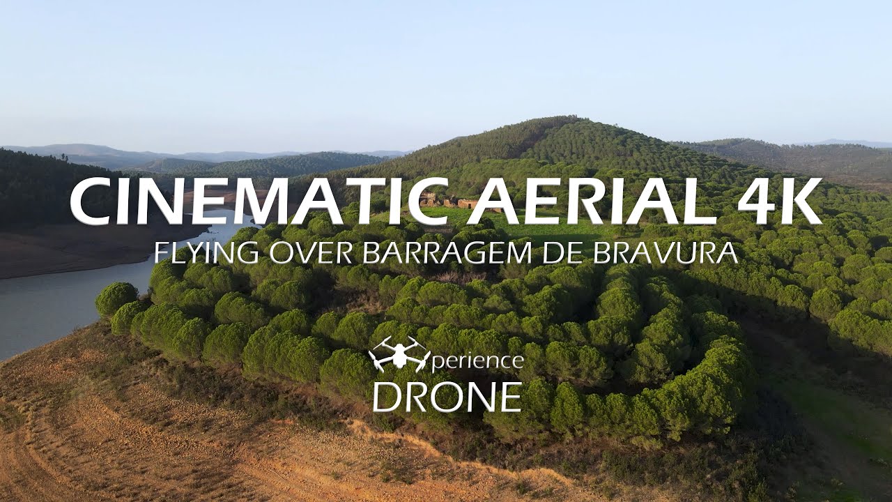 Barragem da Bravura (Portugal) 4K DRONE VIDEO with ambient music