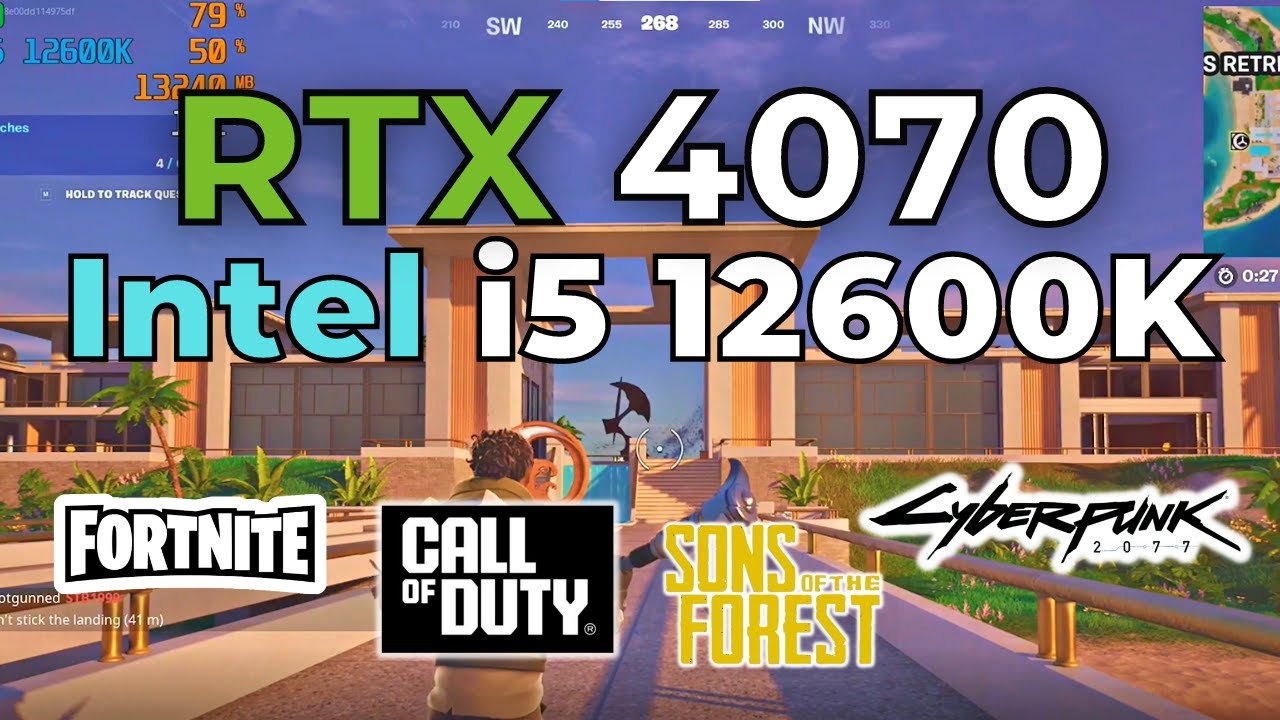 Intel i5 12600K + RTX 4070 Benchmarks 2023