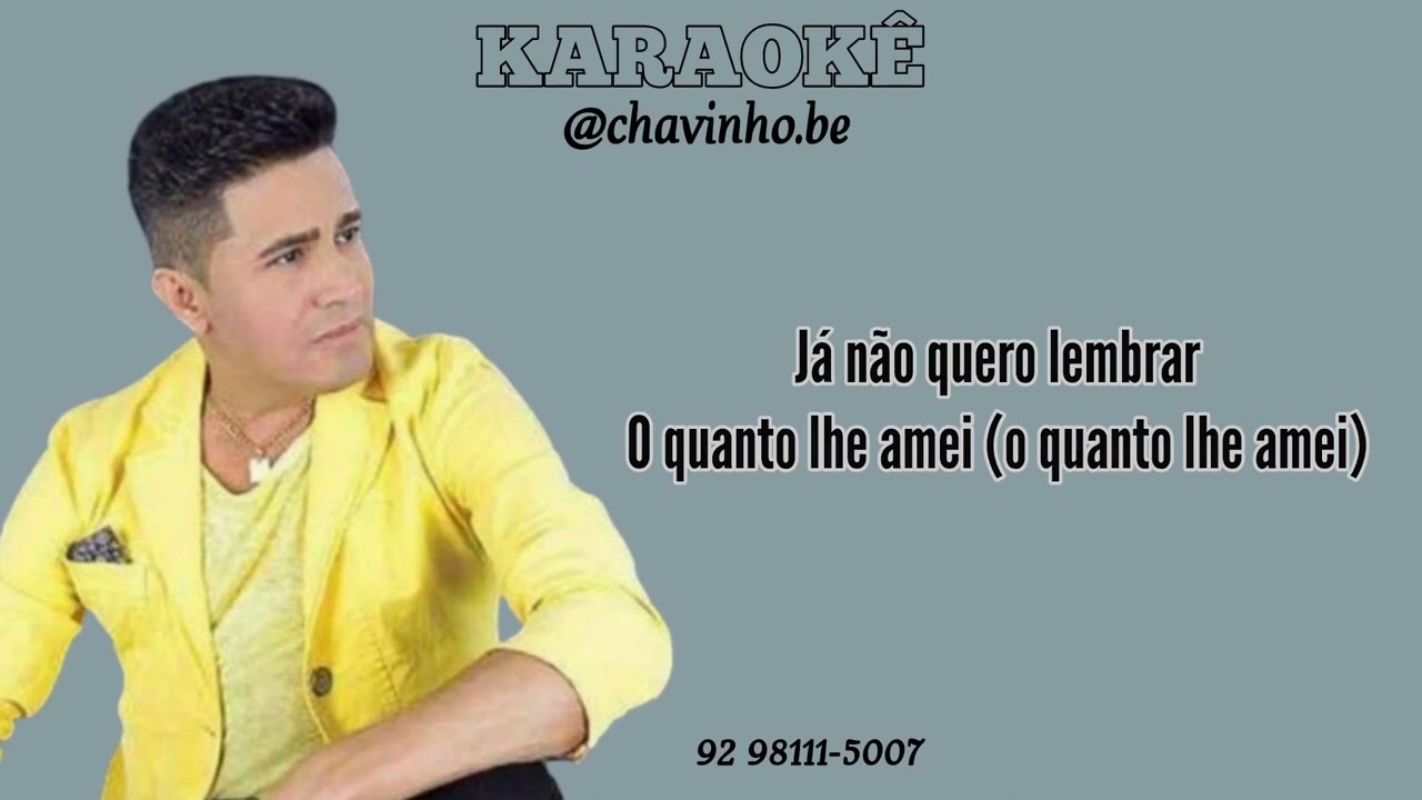 CRISTIANO NEVES - TENHO UM AMOR MELHOR QUE O SEU = KARAOKÊ (Playback Original) com backing-vocal
