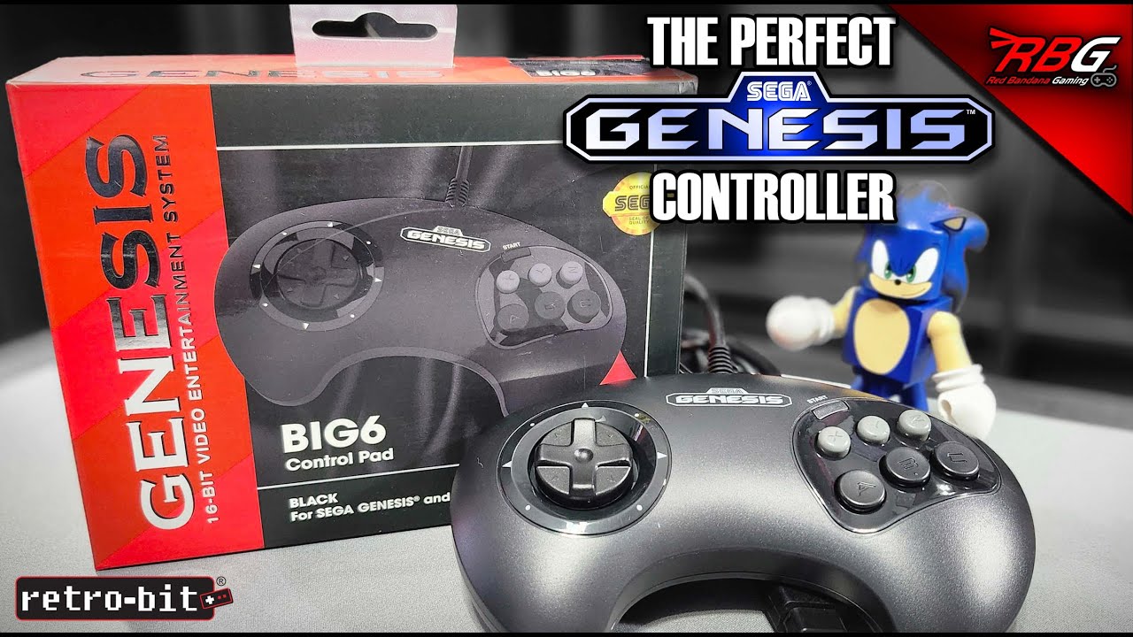 The Perfect Sega Genesis Controller! Retro-Bit Big 6 Control Pad - Unboxing & Comparison