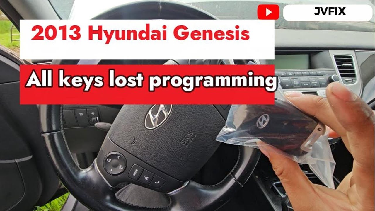 How to program all keys lost on 2013 Hyundai Genesis with Autel IM608