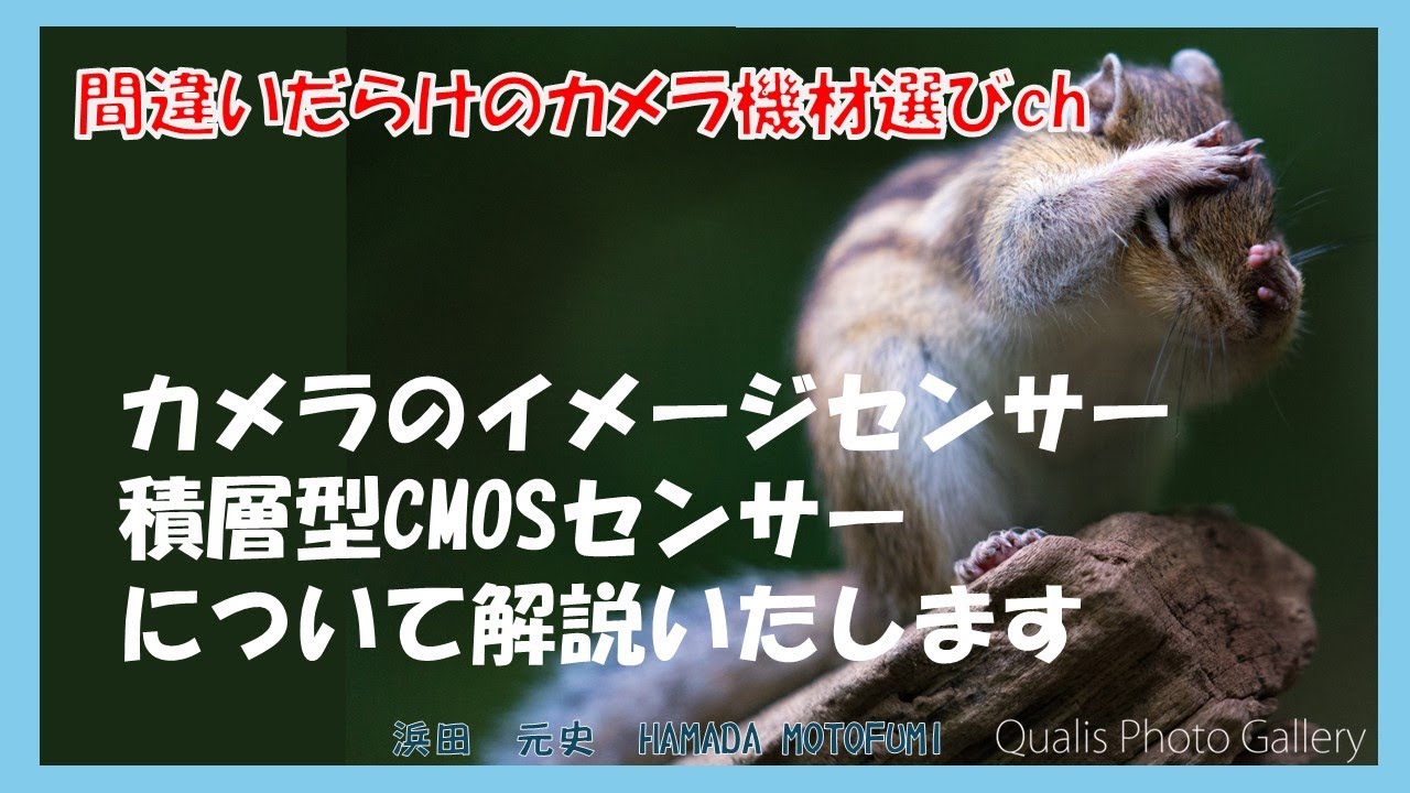 間違いだらけのカメラ機材選びch 「カメラのイメージセンサー積層型CMOSセンサーについて解説いたします」
