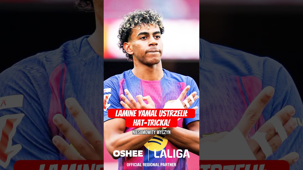 BARCELONA - VILLARREAL 4:1! LAMINE YAMAL Z HAT-TRICKIEM, LEWANDOWSKI Z GOLEM! #shorts