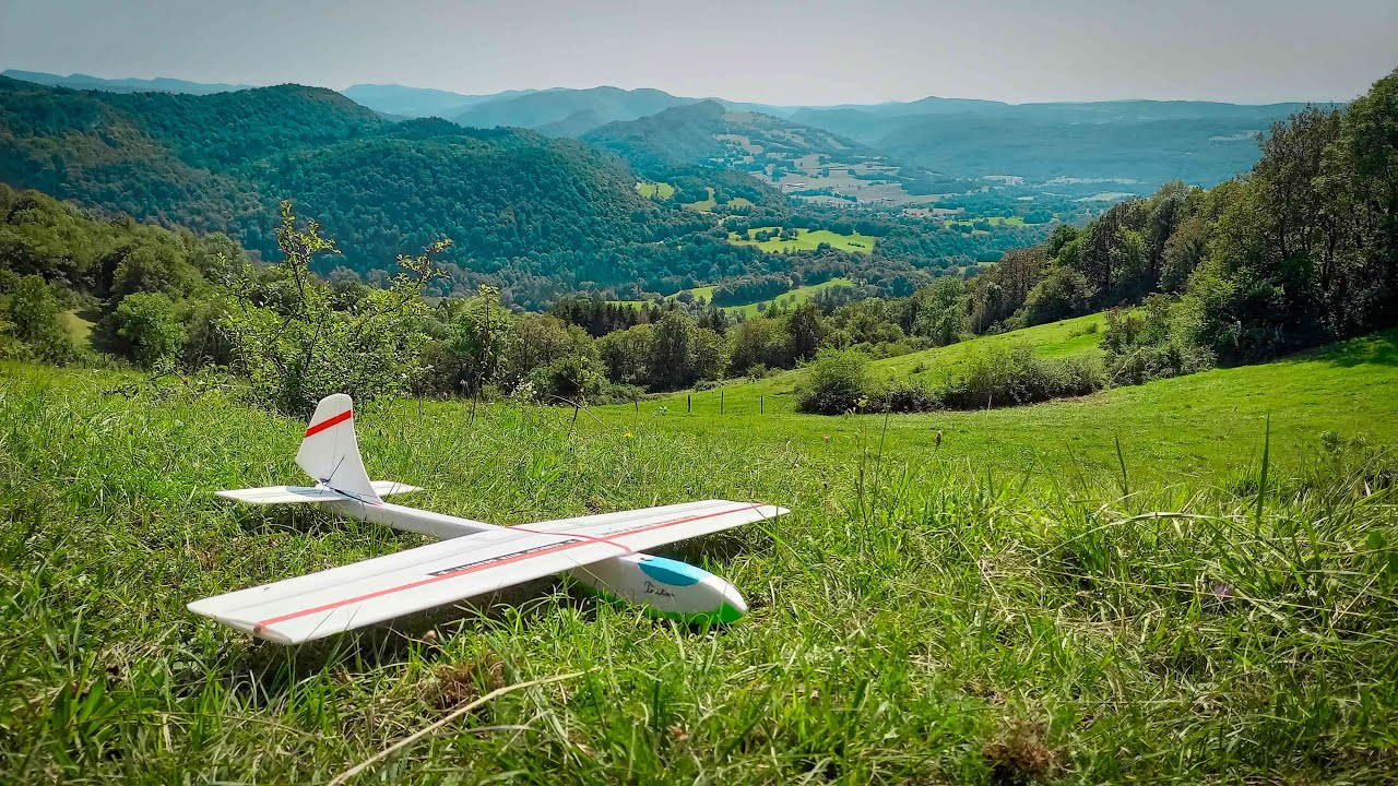 Triton premiers vols !! Micro planeur RC VTPR