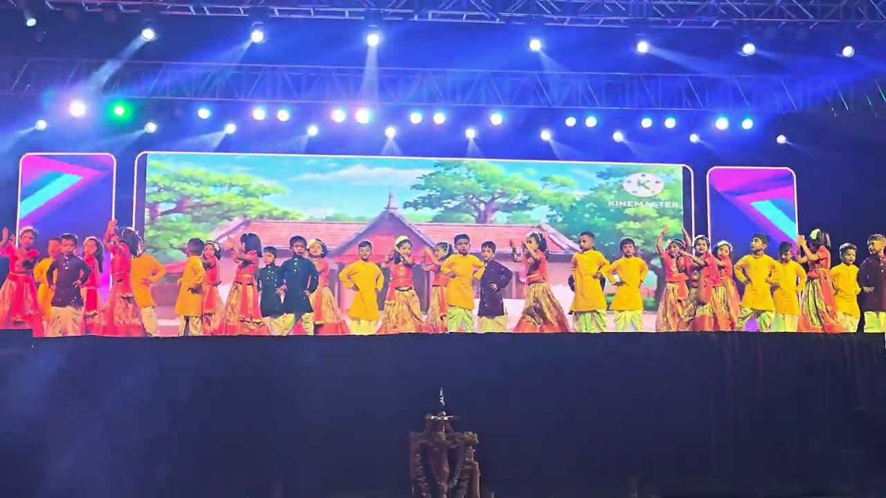 2025-26 LKG dance for Annual Day program.VIS Huliyar.