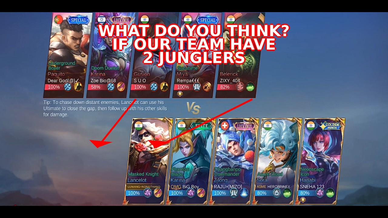 When Your Team Picks 2 Junglers 😂 | Lancelot Classic Practice