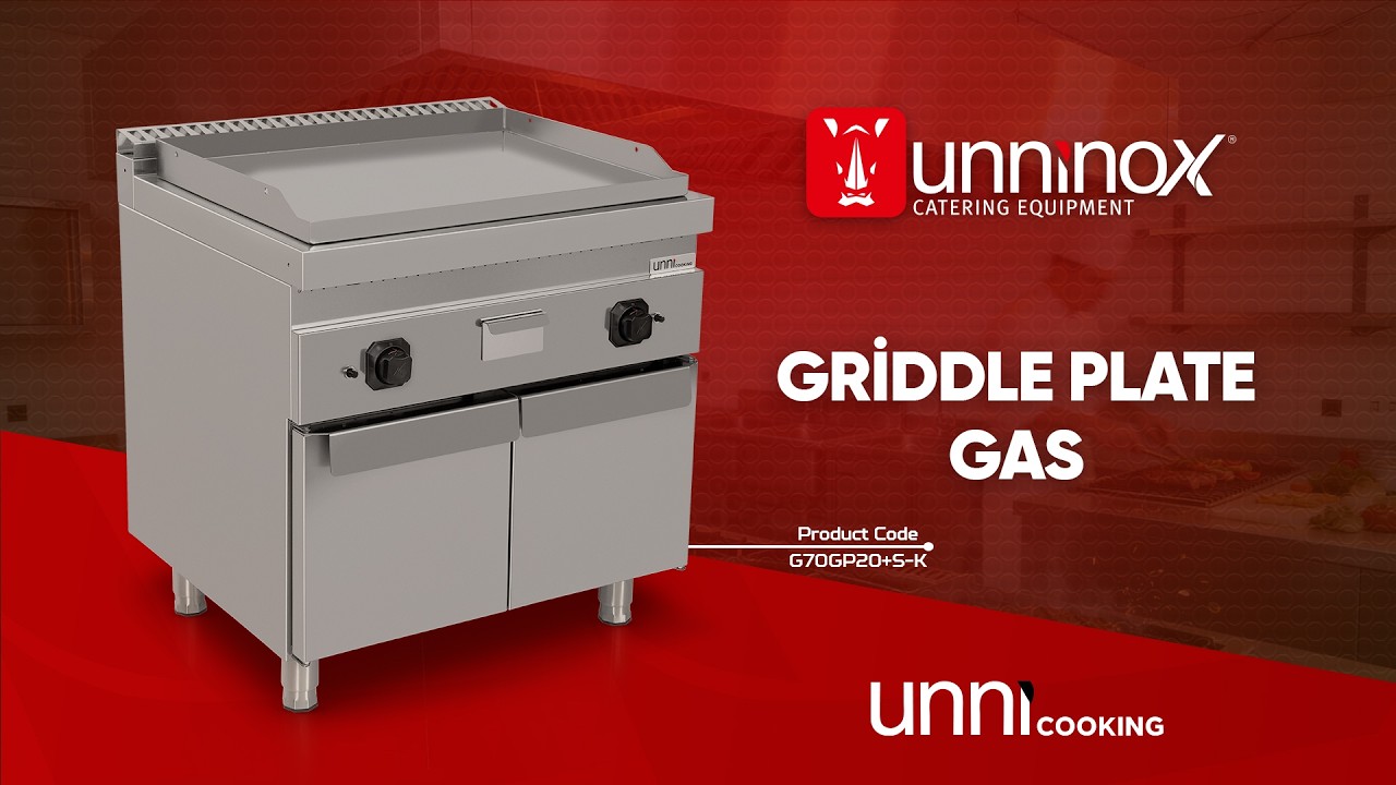 Gas Griddle 13 kW Upright |  Smooth  – G70GP20+S