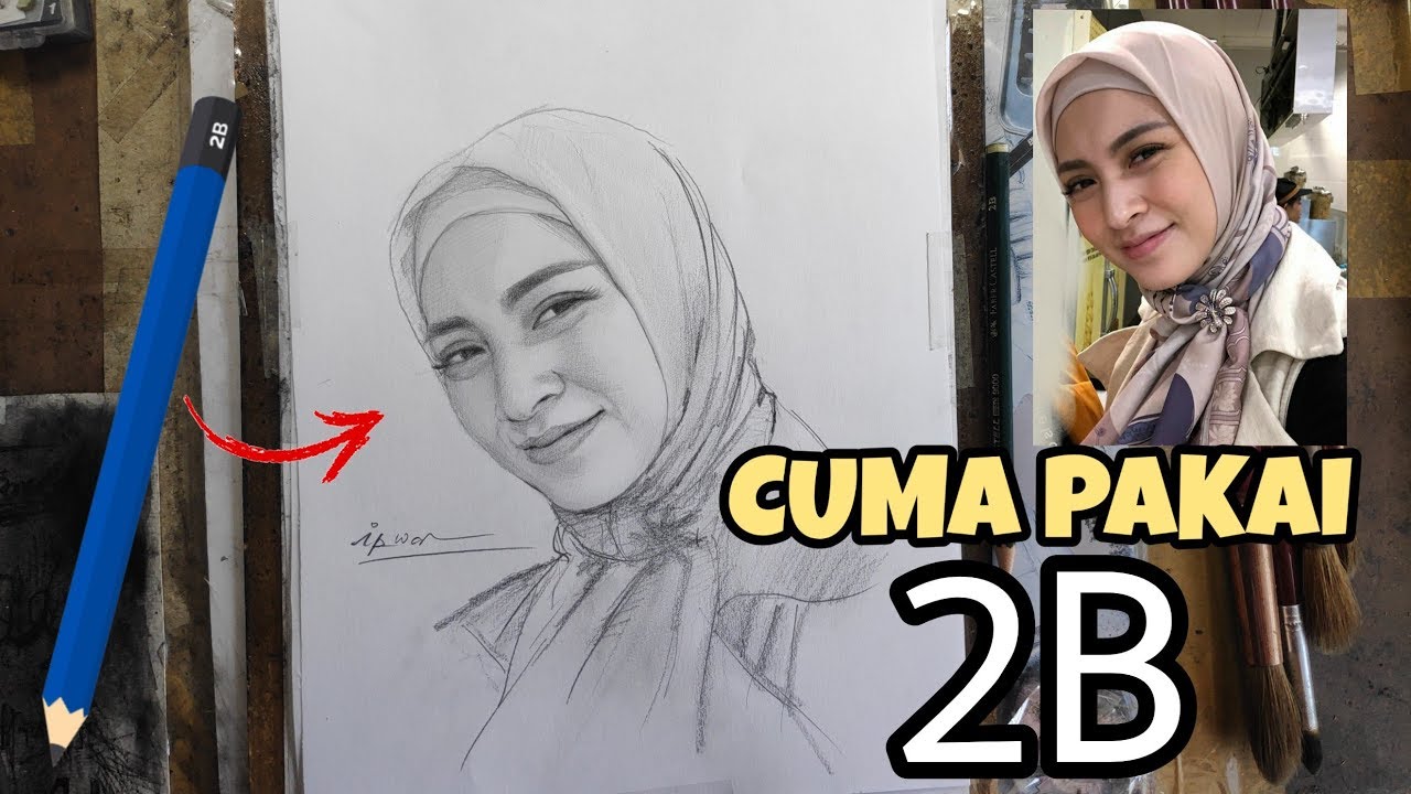 CUMA PAKAI 2B GAMBAR WAJAH DONITA