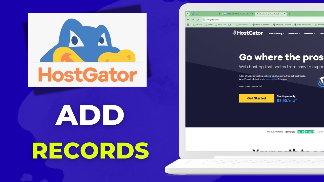 Как добавить запись A в домен HostGator