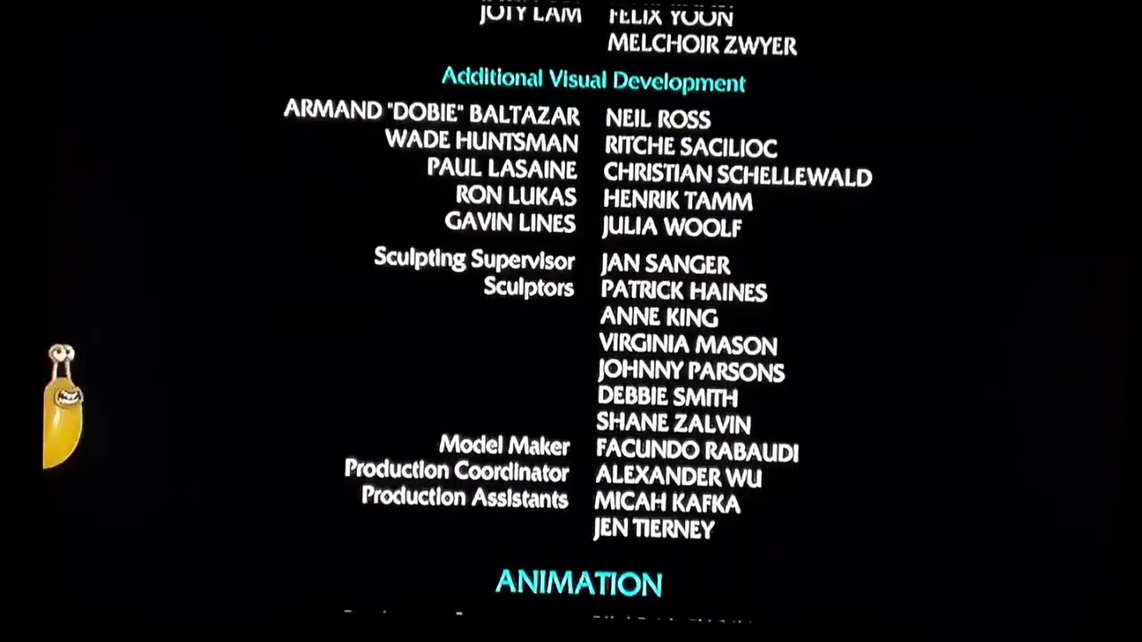 Flushed Away (2015) End Credits Theatrical Release