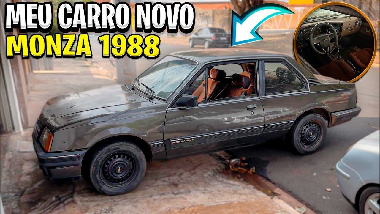 COMPREI UM CARRO NOVO - GM MONZA 1988 MONOCROMATICO