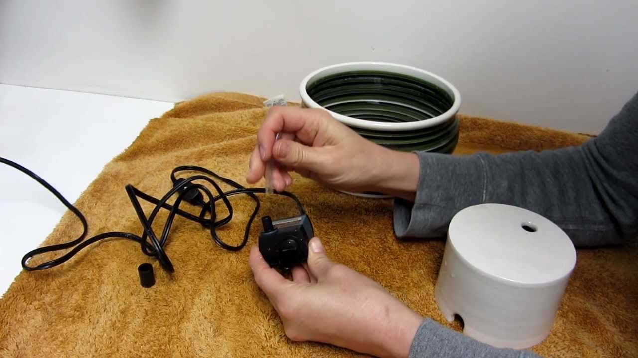 handmade ceramic cat water fountain Potteryforpets.net