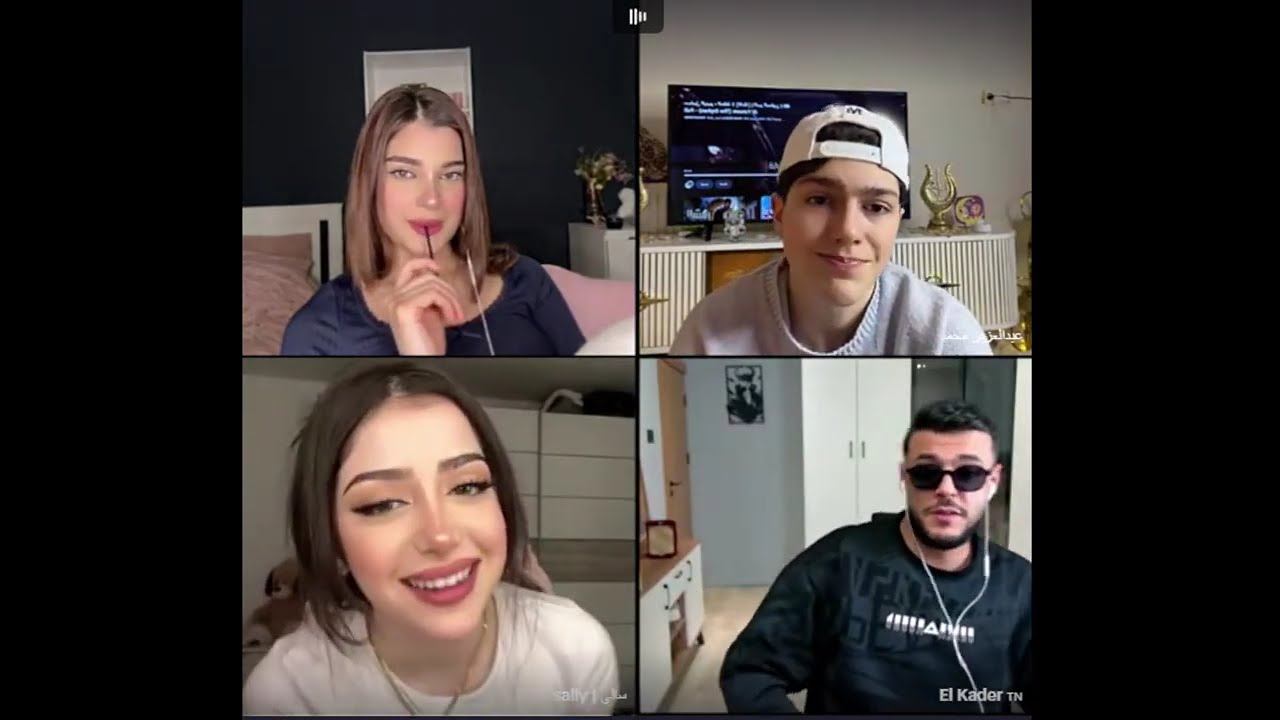 نور كيستات مع علي بسال عن حبيبها الان رباعي مع سالي
