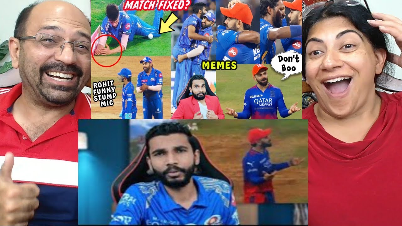 KOHLI STOPPING CROWD FROM BOOING 😳| ROHIT SHARMA FUNNY STUMP MIC 😂😂| MI-VS-RCB 2024 HIGHLIGHTS