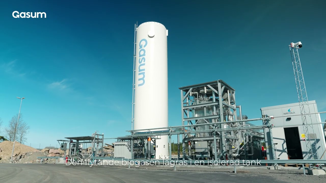 Gasum biogasanläggning i Götene - Skapa värde från den cirkulära ekonomin