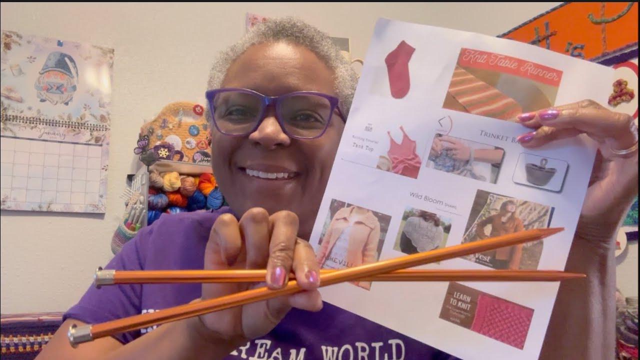🧶💜😃 Создайте 9 проектов - Вязание 2026