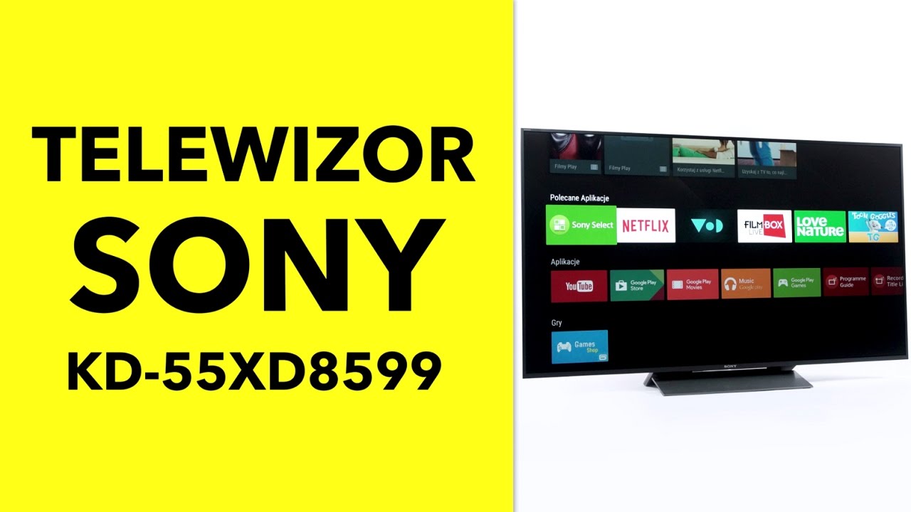 SONY KD 55XD8599 - dane techniczne - RTV EURO AGD