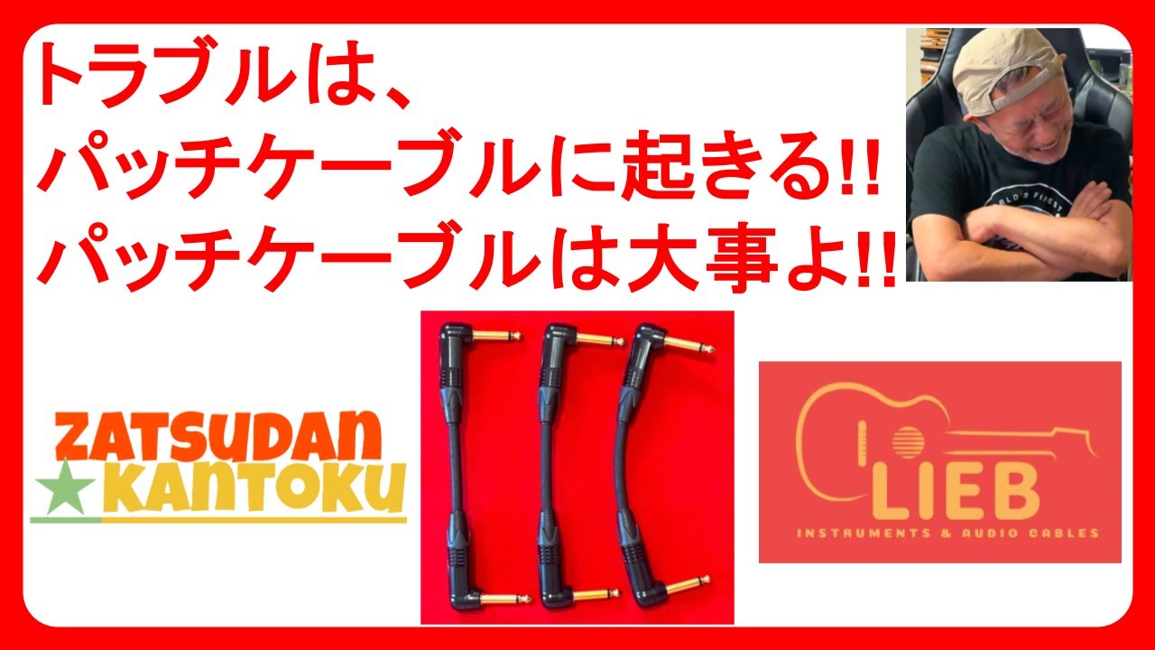 vol.48 トラブルは、 パッチケーブル に起きる!! パッチケーブルは、大事よ!! #guitar #ギター #effects