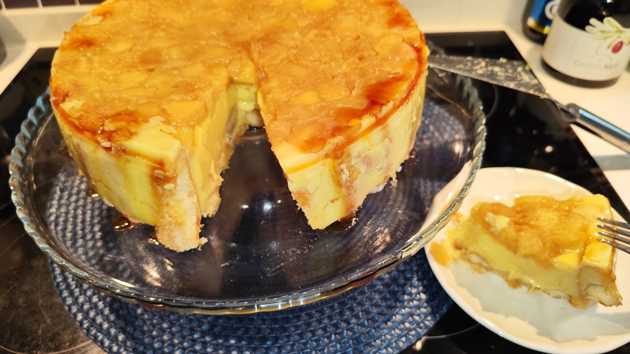 Pudim chinês com maçã (receita antiga)