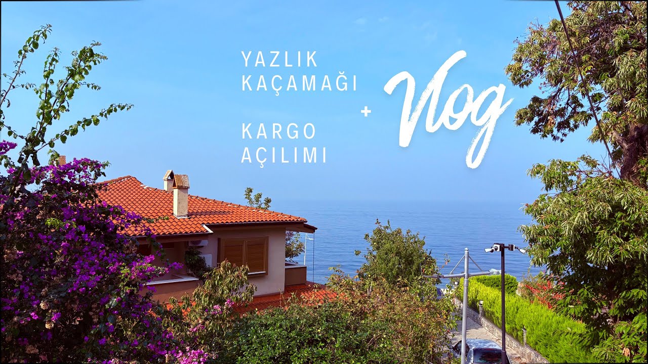 İndirim Günü Kargoları & Yazlık Kaçamağı 🌊🌞🌱 #vlog #mangal #kargo #shopping #alışveriş 