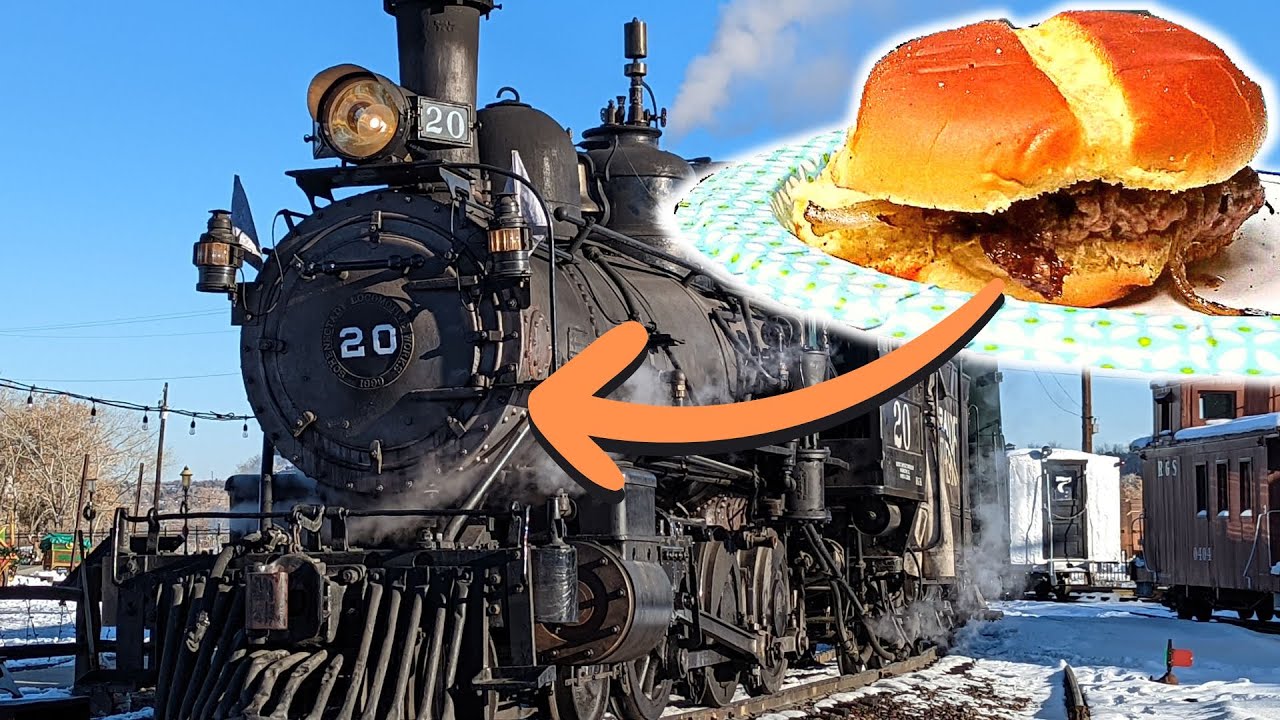 THE BEST SMASHBURGERS made in a STEAM TRAIN! [K-37 Kitchen]