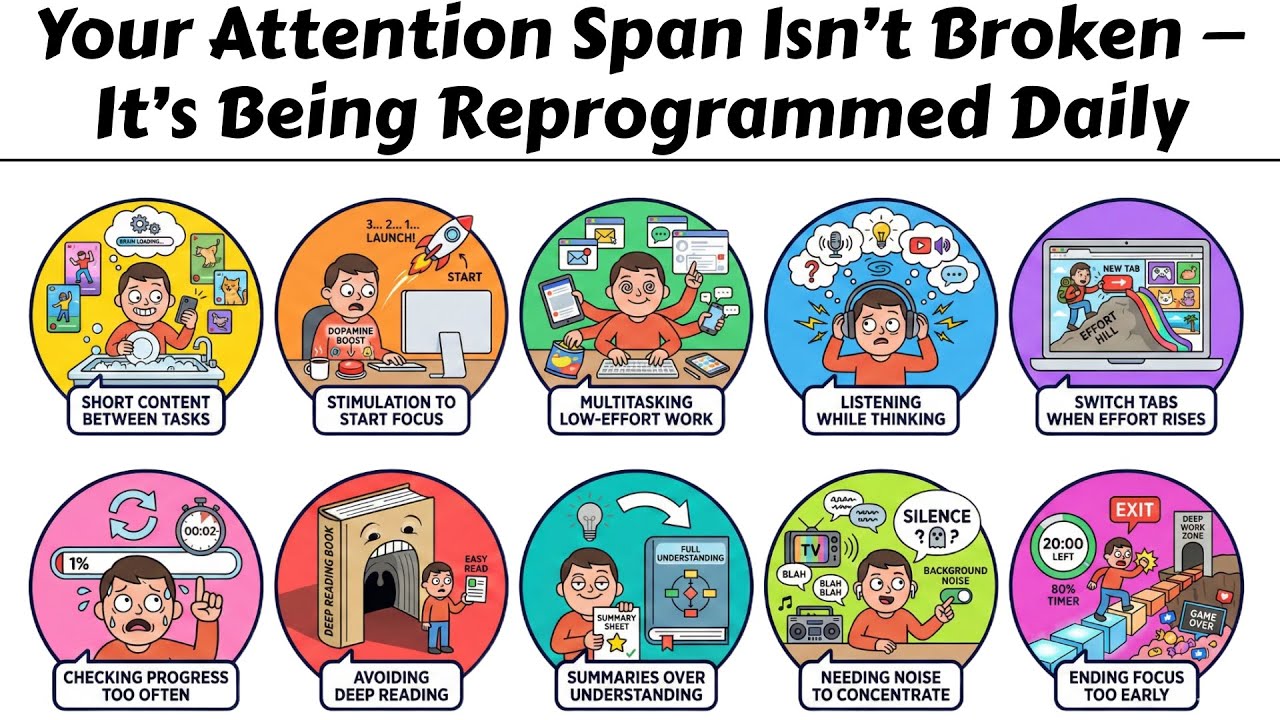 Your Attention Span Isn't Broken — It's Being Reprogrammed Daily