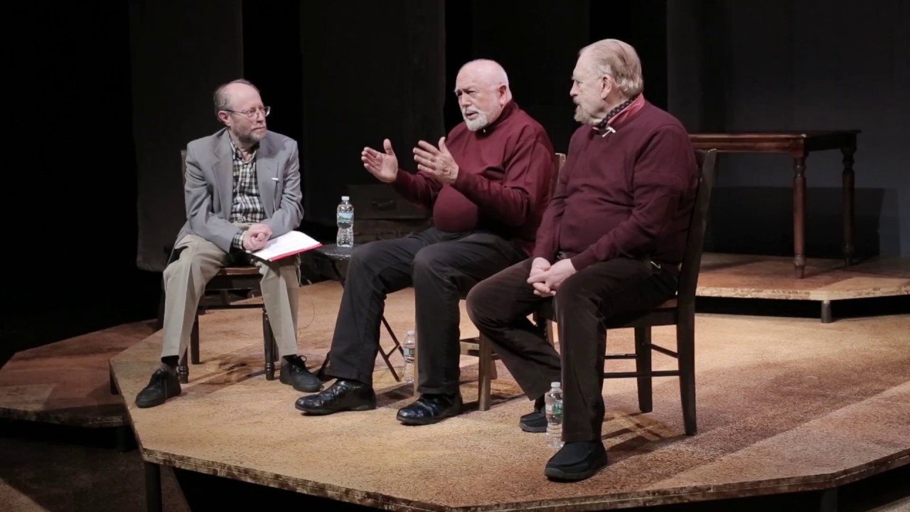 In Conversation with Joshua Sobol and actor Brian Cox, moderated by Ed Siegel at New Rep