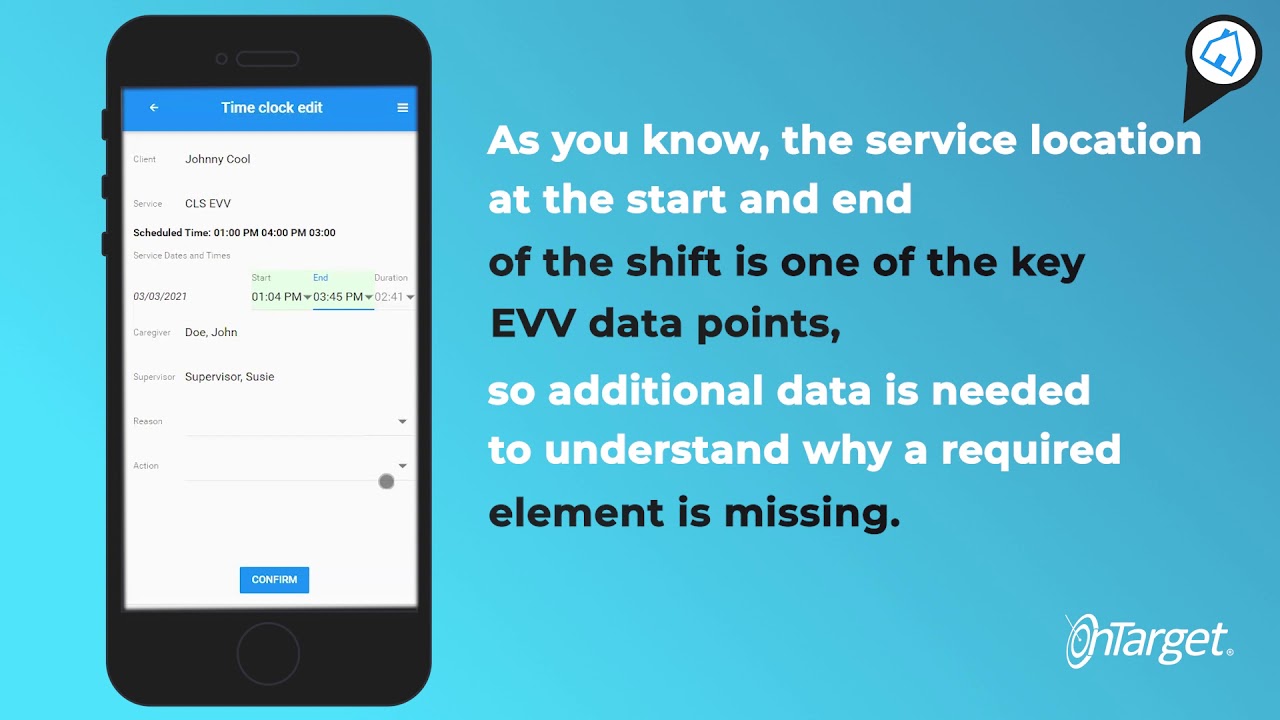 EVV - Missed Timeclock: Caregiver Edits