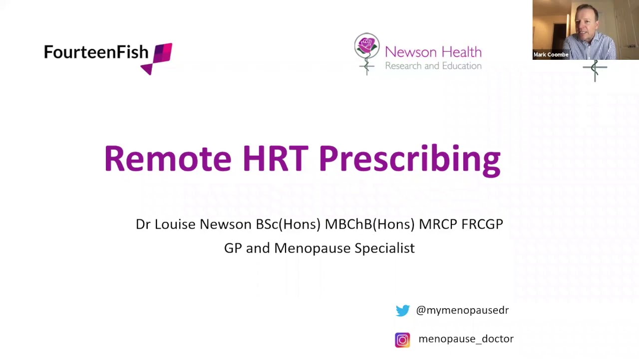 Remote HRT Prescribing for Healthcare Professionals
