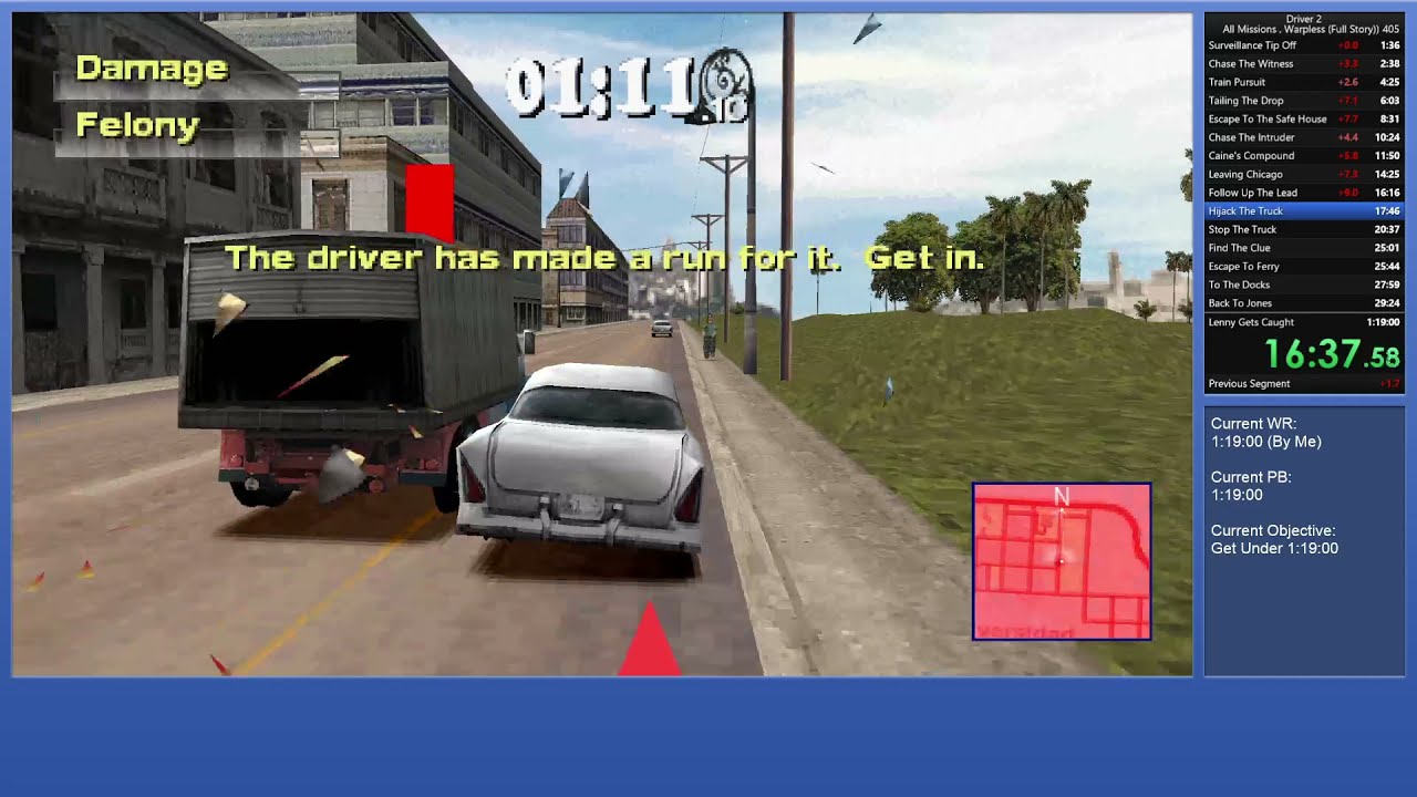 REDRIVER 2 All Missions% Speedrun in 1:18:39