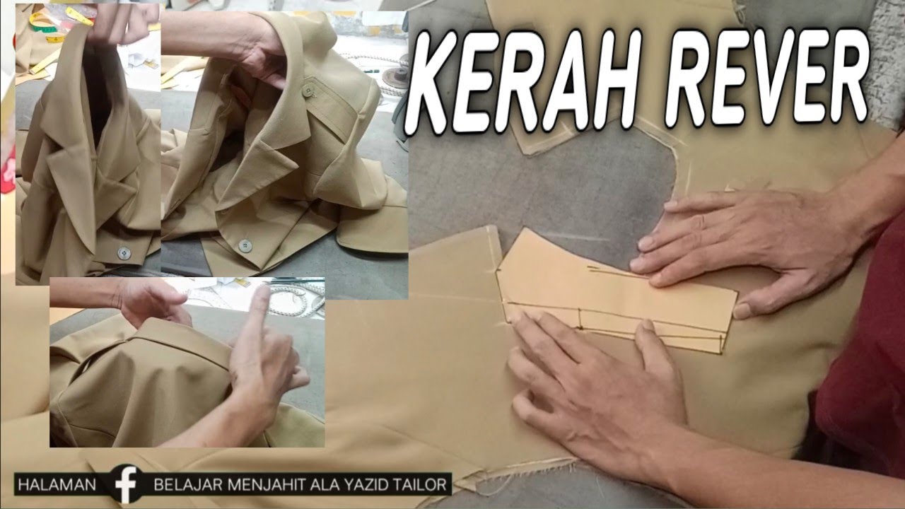 KERAH REVER • TEHNIK MENJAHIT • ALA YAZID TAILOR