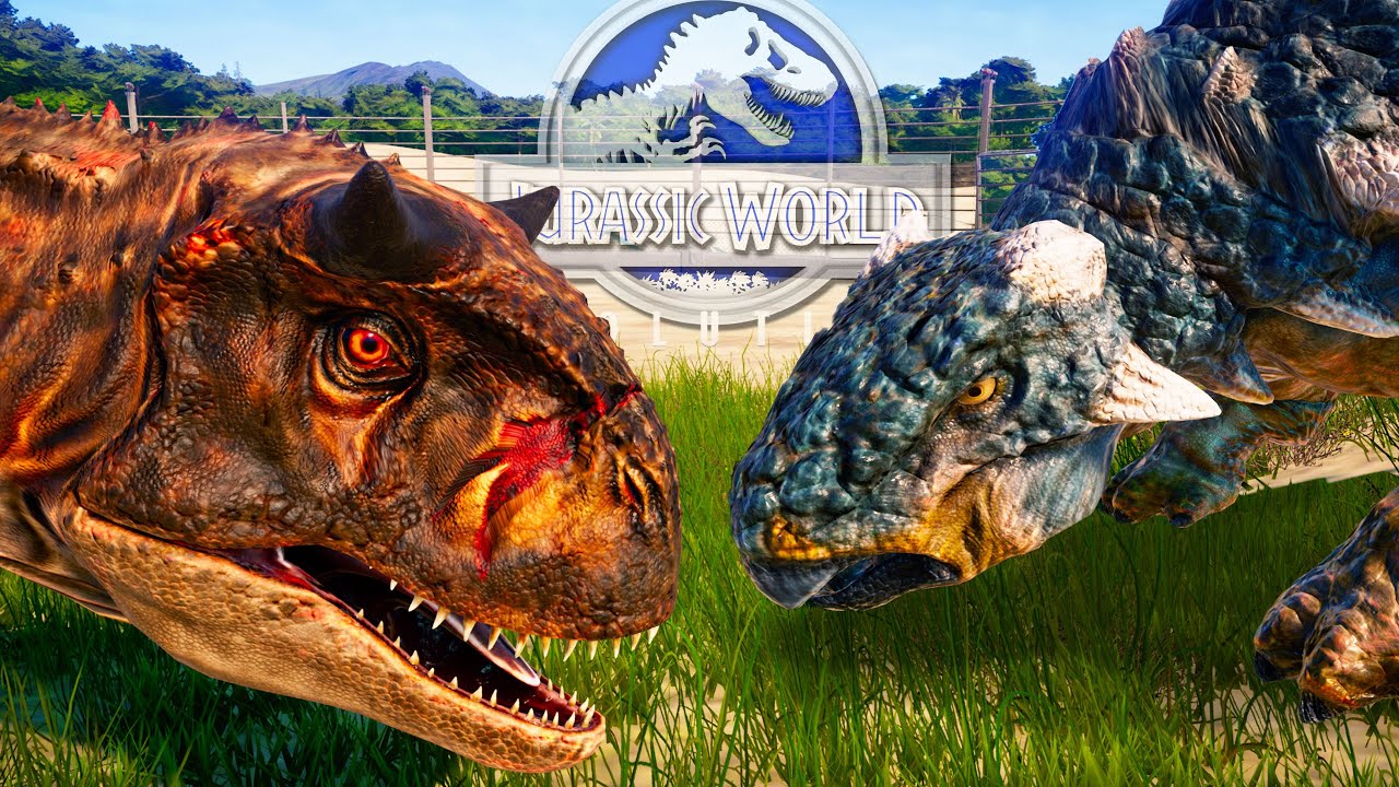 CARNOTAURUS TORO CONTRA BUMPY ANKYLOSAURUS!! ¿Habría pasado esto sin Ben? Jurassic World Evolution