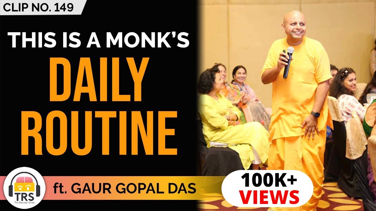 @GaurGopalDas's Daily Routine In The Monastery | TheRanveerShow Clips