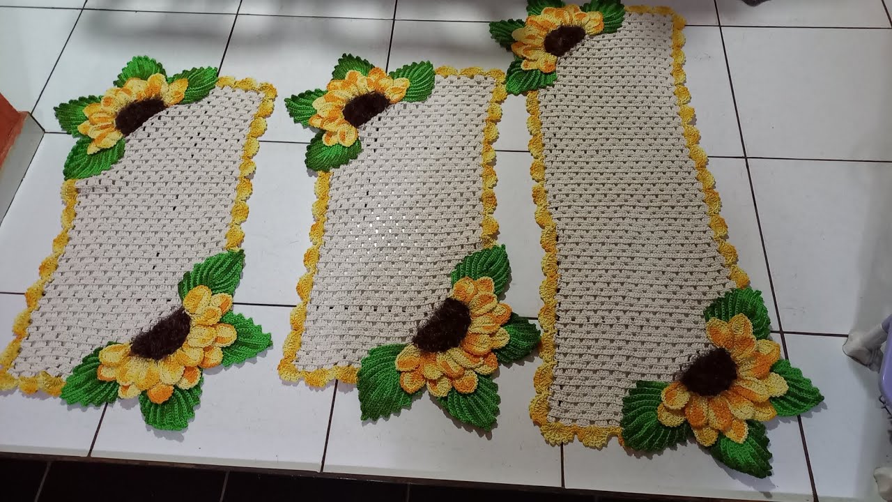 jogo de cozinha Girassol 🌻