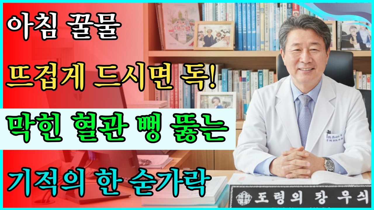 중년 돌연사 부르는 최악의 아침 습관! 의사가 매일 먹는 '이것' 한 숟가락의 기적 #혈관청소 #꿀계피 #노인건강