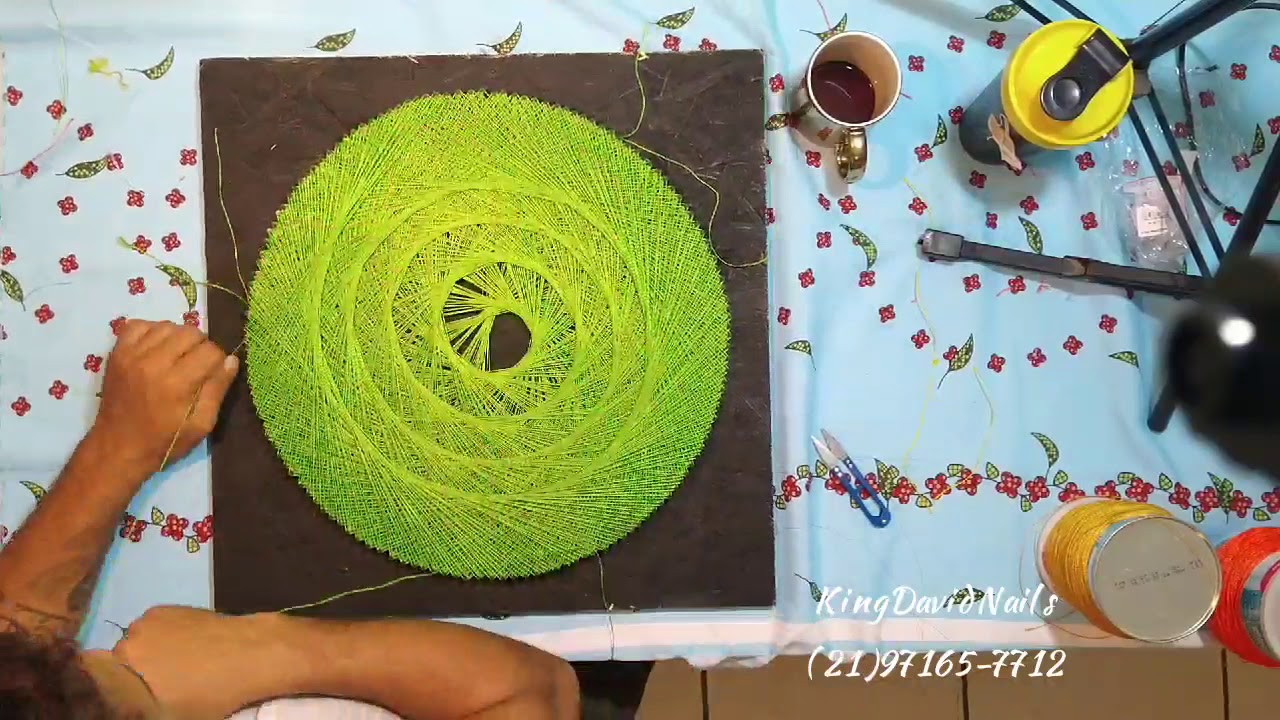 Quadro Fibonacci - String art - King David String