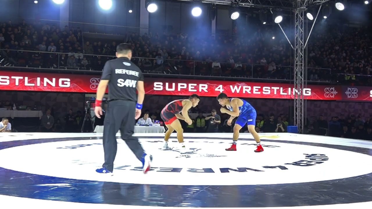 ВОЛЬНАЯ БОРЬБА. SUPER 4 WRESTLING. 65 кг Финал. Тулга Тумур Очир (MGL)-Билол Шарип уулу (KGZ)
