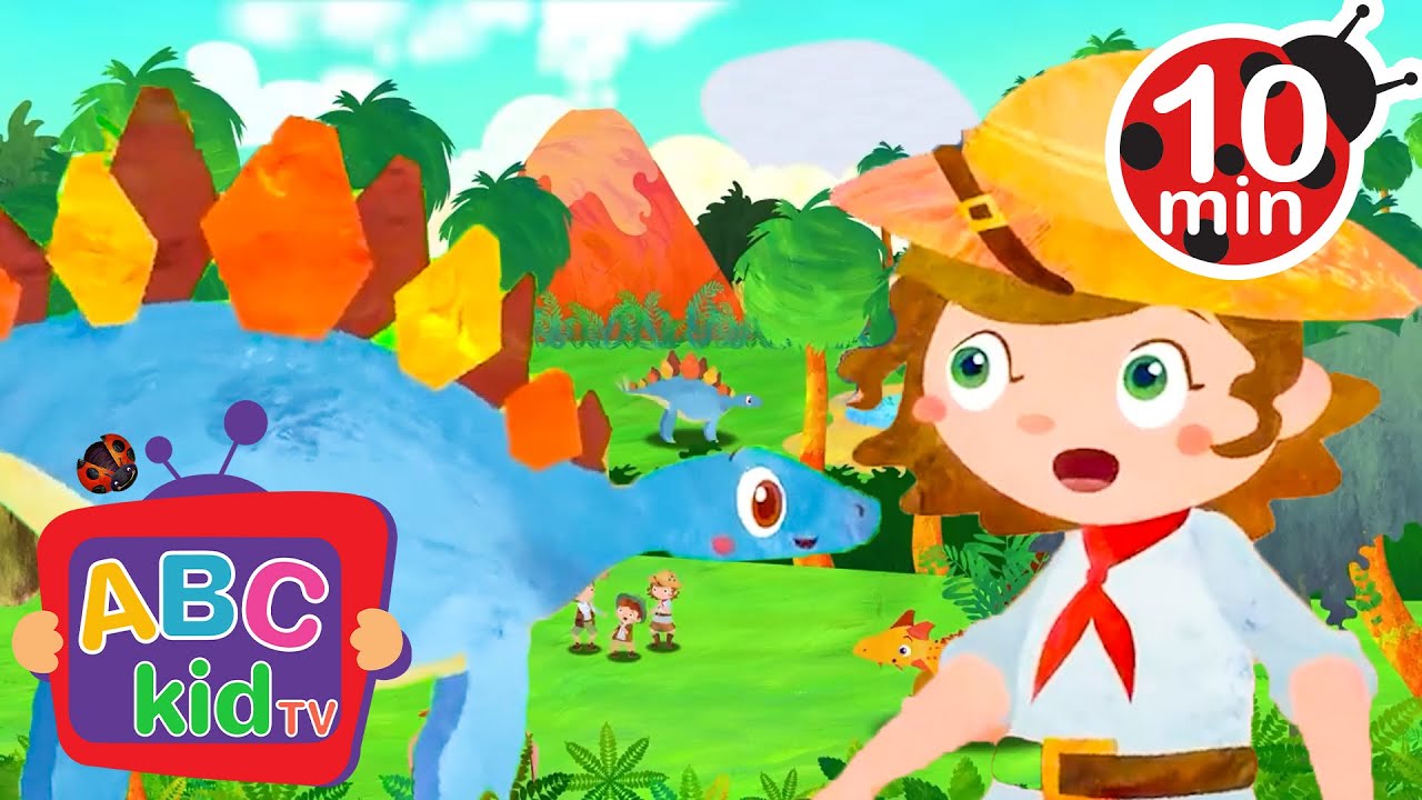 Dinosaur Alphabet Adventure | Animal Stories for Toddlers - ABC Kid TV | Nursery Rhymes & Kids Songs