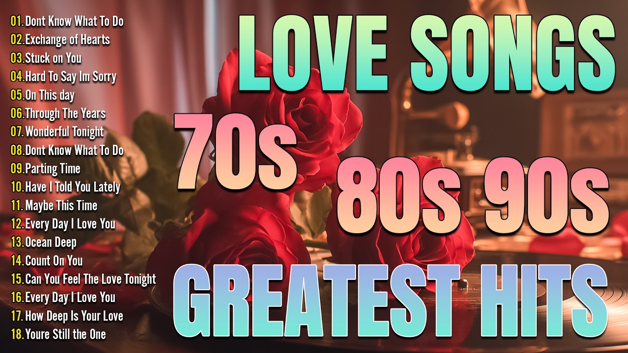 Greatest Love Songs 80s 90s 🌻 Soft Romantic Classics With Lyrics for Peaceful Moments