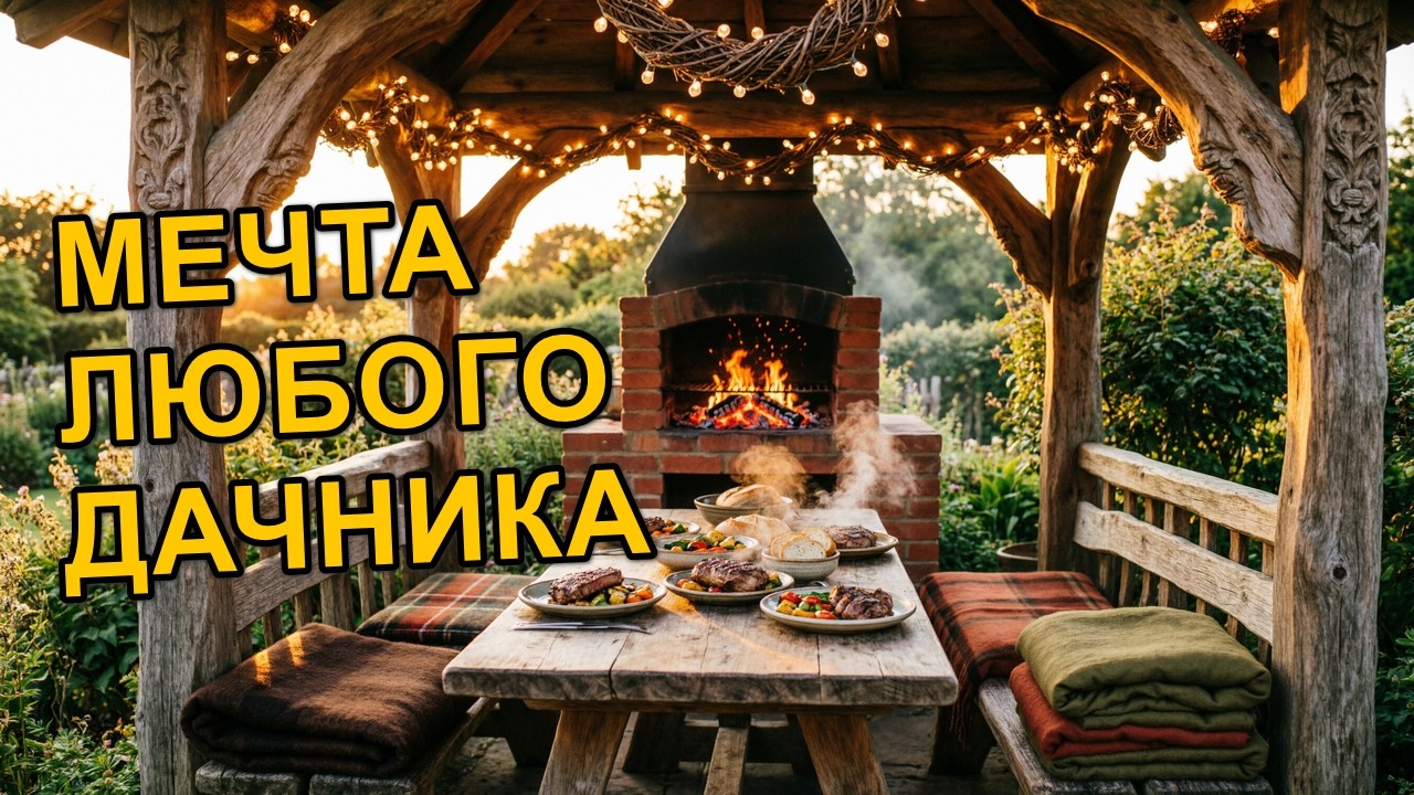 🌲 ДЕРЕВЕНСКАЯ БЕСЕДКА МЕЧТЫ: Как создать идеальное место для отдыха? Полный гид от А до Я! 🏡🔥