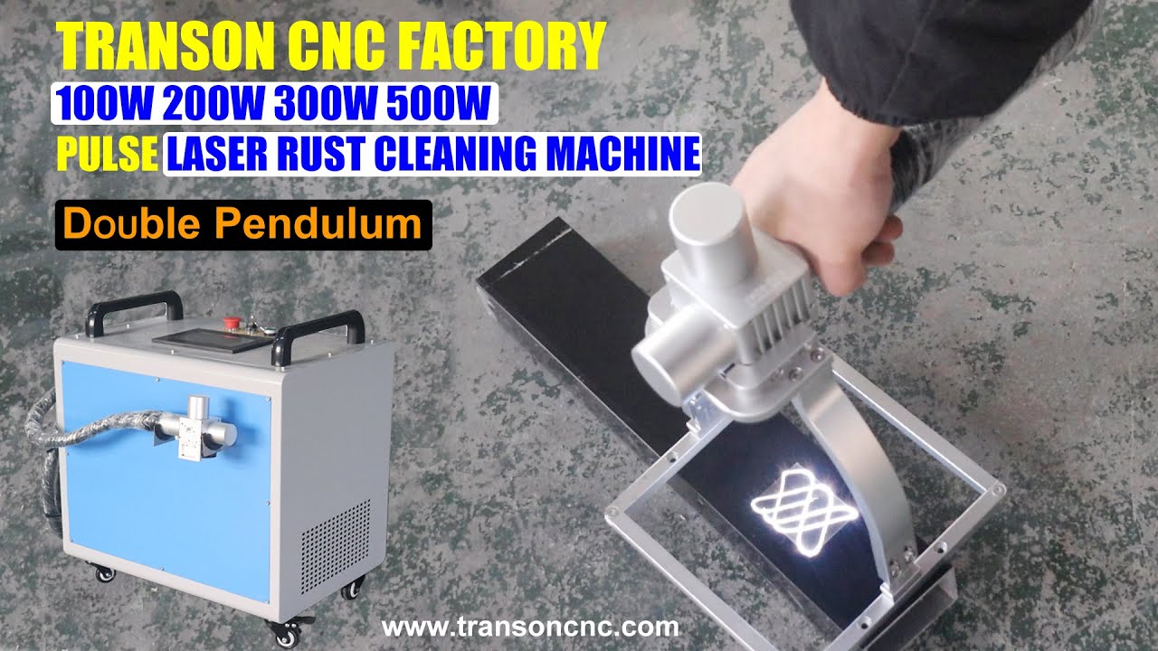 Pulse Fiber Laser Rust Cleaning Machine 100W 200W 300W 500W  