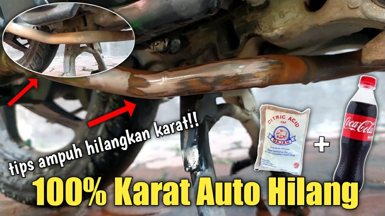 MUDAH SEKALI! Cara Menghilangkan Karat Pada Knalpot Motor