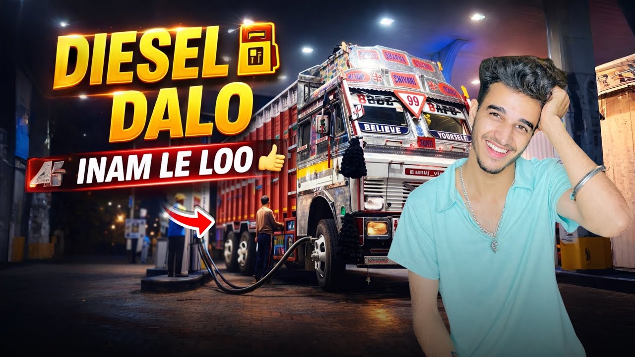 Diesel ⛽️ Dalo Inam Le Loo | Kashmir To Mangalore Apple￼🍎Long Trip 3100 Km | Day 3 Continue Driving 