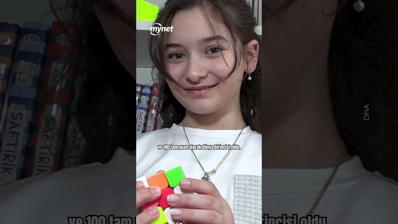 10 yaşındaki Lina Saka, matematikte d&uuml;nya birincisi oldu!