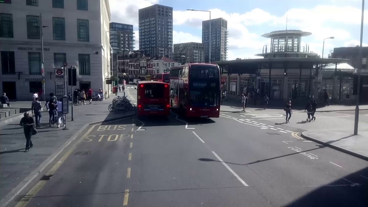 FULL ROUTE VISUAL | London Bus Route 472 - North Greenwich to Thamesmead | 12340 (SN64OGO)