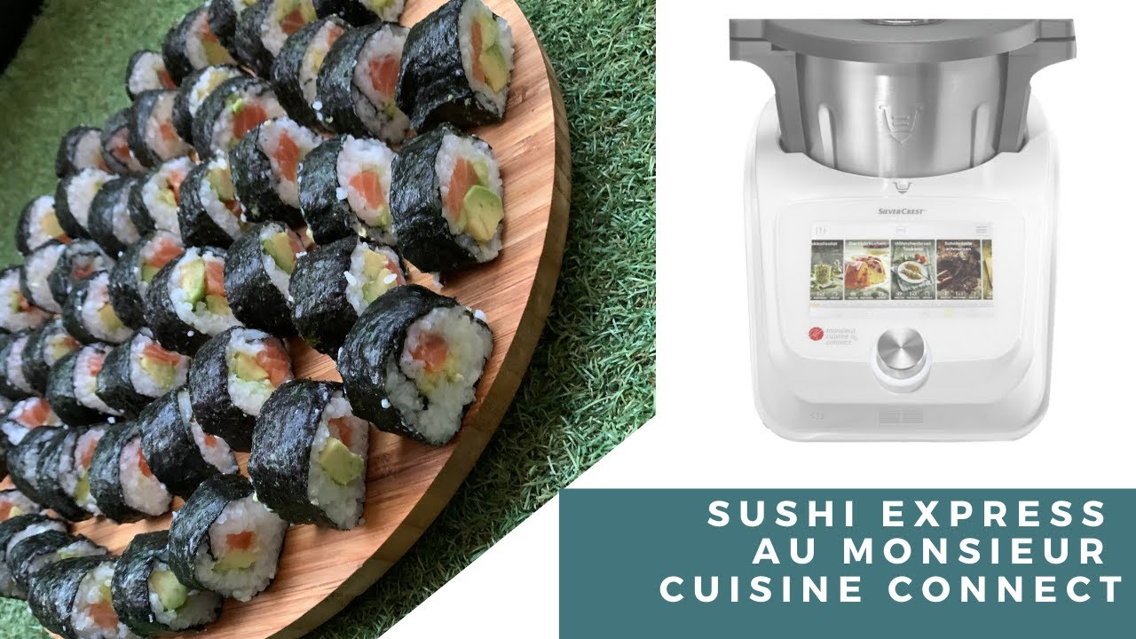 Recette de SUSHI 🍣🍣 EXPRESS au Monsieur Cuisine Connect, délicieuse avec une cuisson INRATABLE!!!