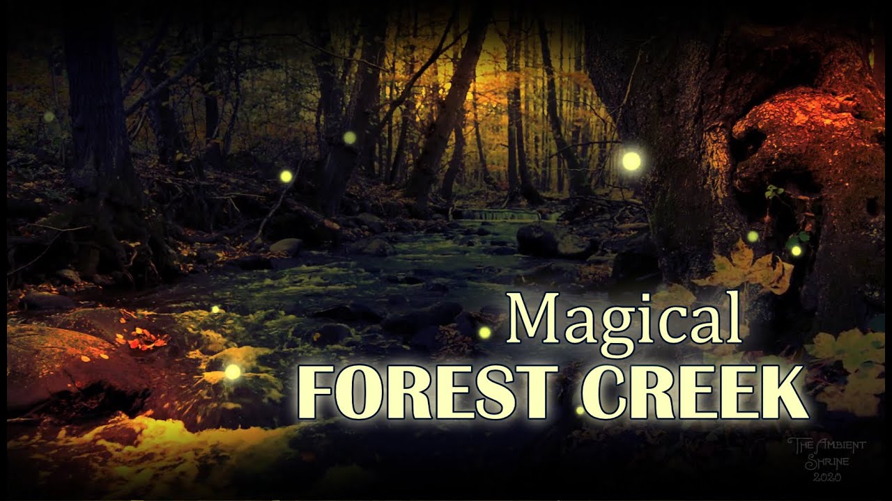 MAGICAL FOREST CREEK. Autumn Creek Sounds. Fantasy Audio Ambience.